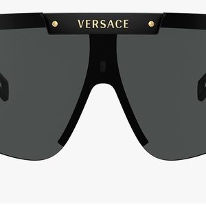 $228 VERSACE SUNGLASSES NWT BLACK AND GOLD
